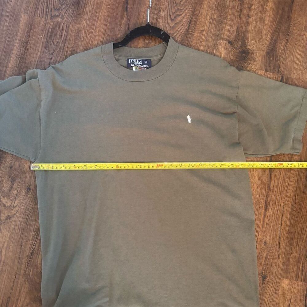 Polo Ralph Lauren Men's Classic Fit Crewneck T-Shirt Olive Green M - Picture 6 of 6